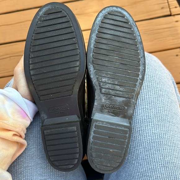 Coach Tristee Classic Logo Signature Lace Up Lined Rain Boots - Picture 16 of 16